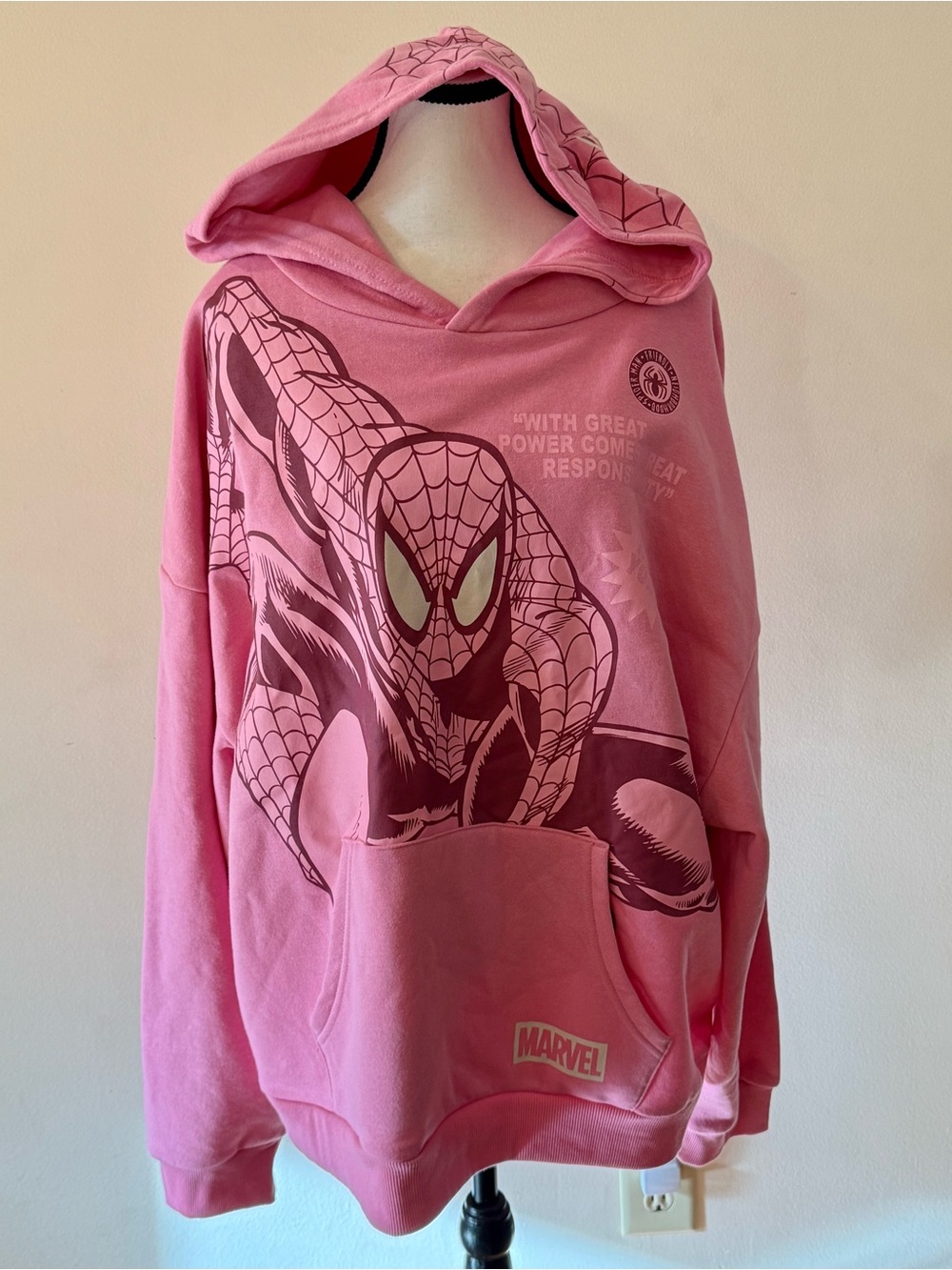 Disney / Marvel Pink Spider-Man Graphic Hoodie / XL